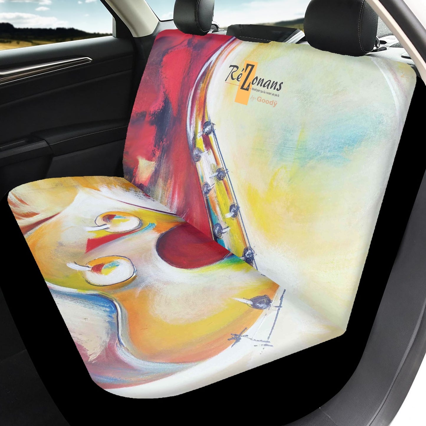 687. Microfiber Car Seat Covers - 3Pcs