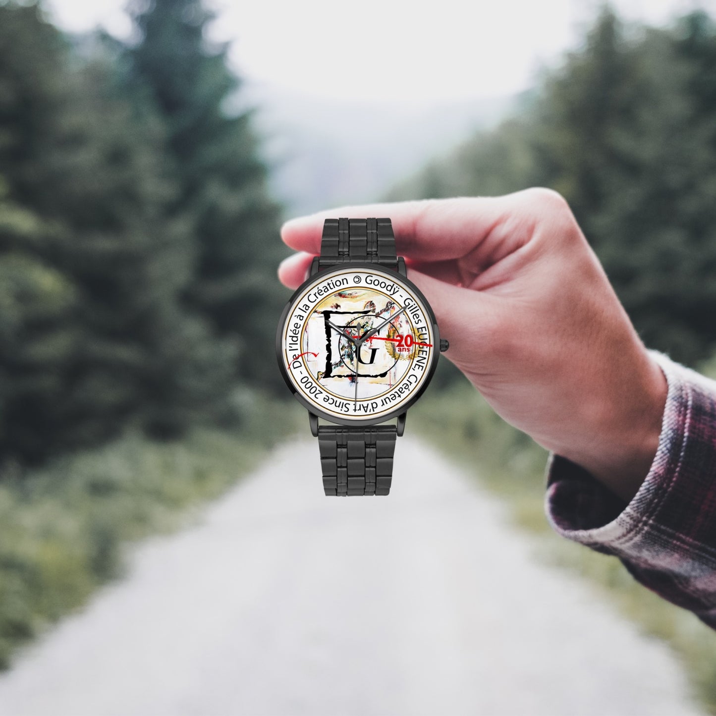 Montre acier ultra-mince "Collector"