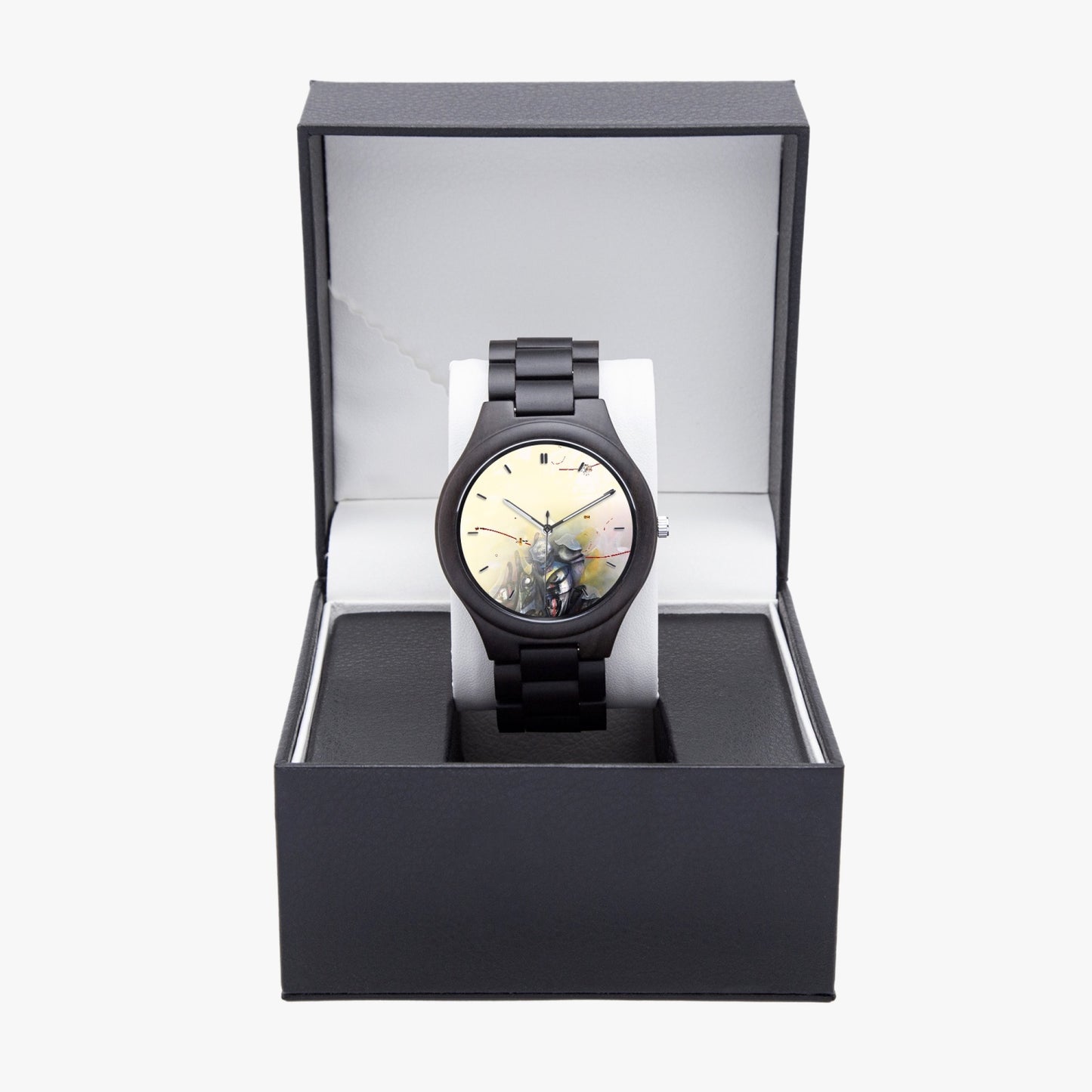 Montre en bois d’olivier ""Doubout"