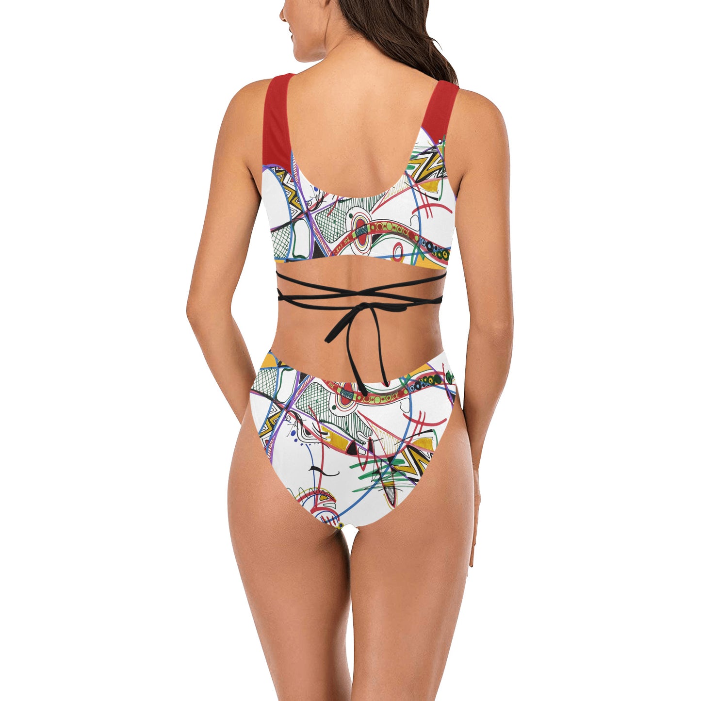 Maillot bikini lacet "Maya"