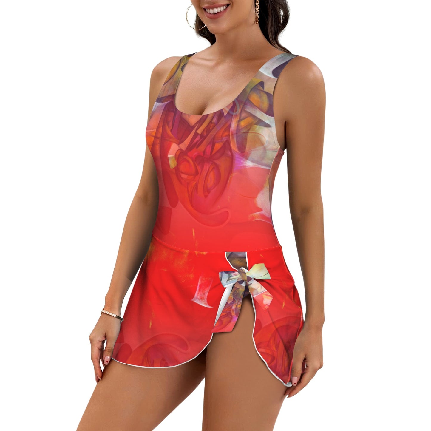 Maillot jupe une pièce "Douwouj"