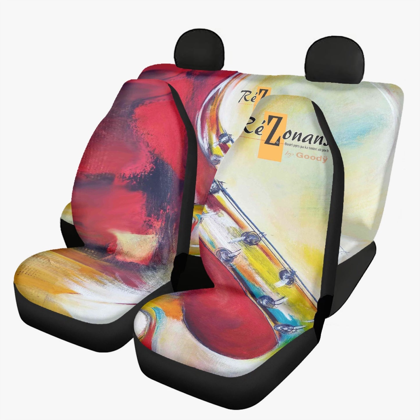 687. Microfiber Car Seat Covers - 3Pcs