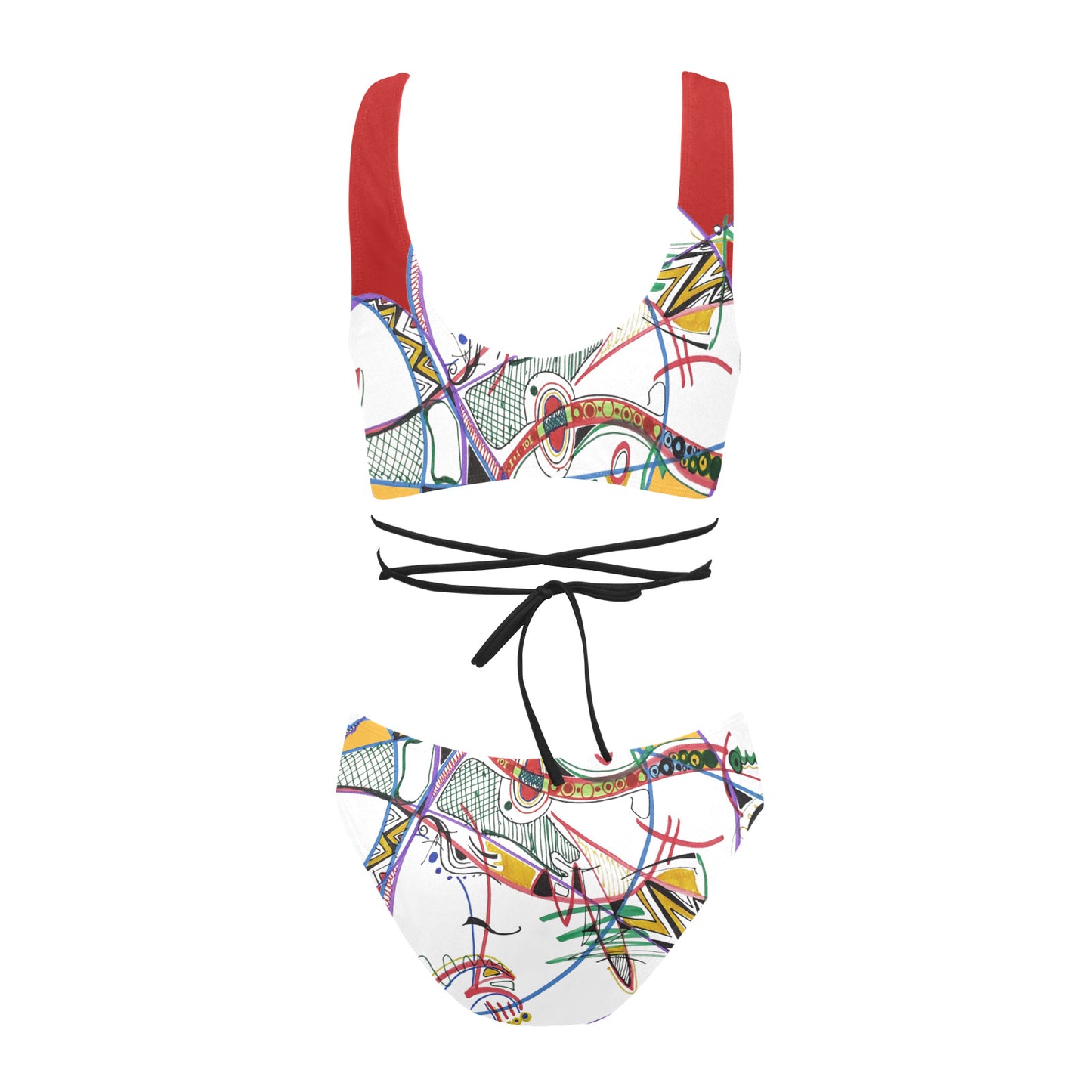 Maillot bikini lacet "Maya"