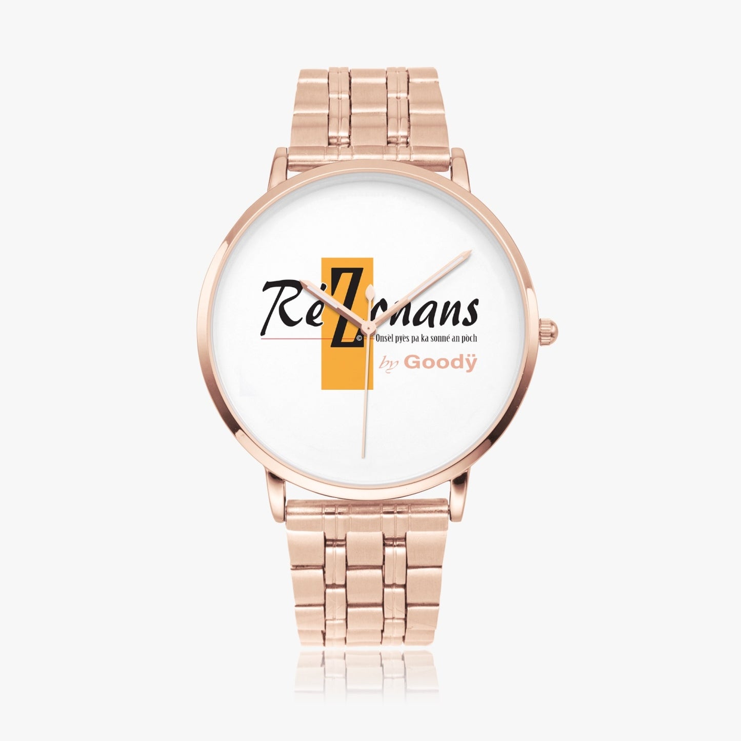 Montre acier ultra-mince "RéZonans"