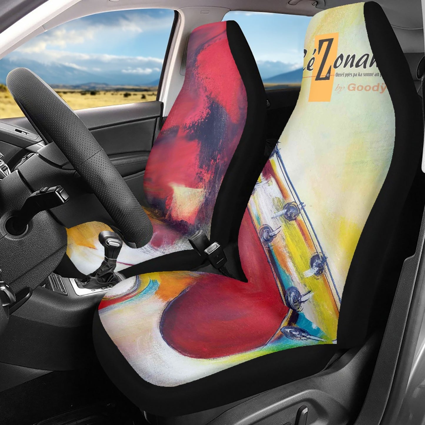 687. Microfiber Car Seat Covers - 3Pcs
