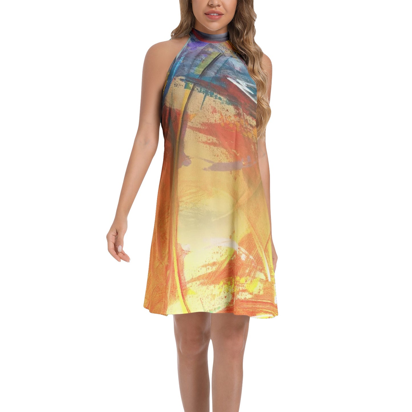 Robe chemise cravate "Laboukan"
