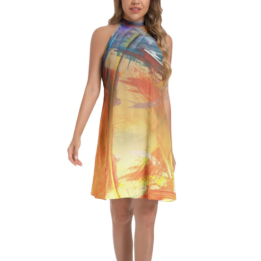 Robe chemise cravate "Laboukan"