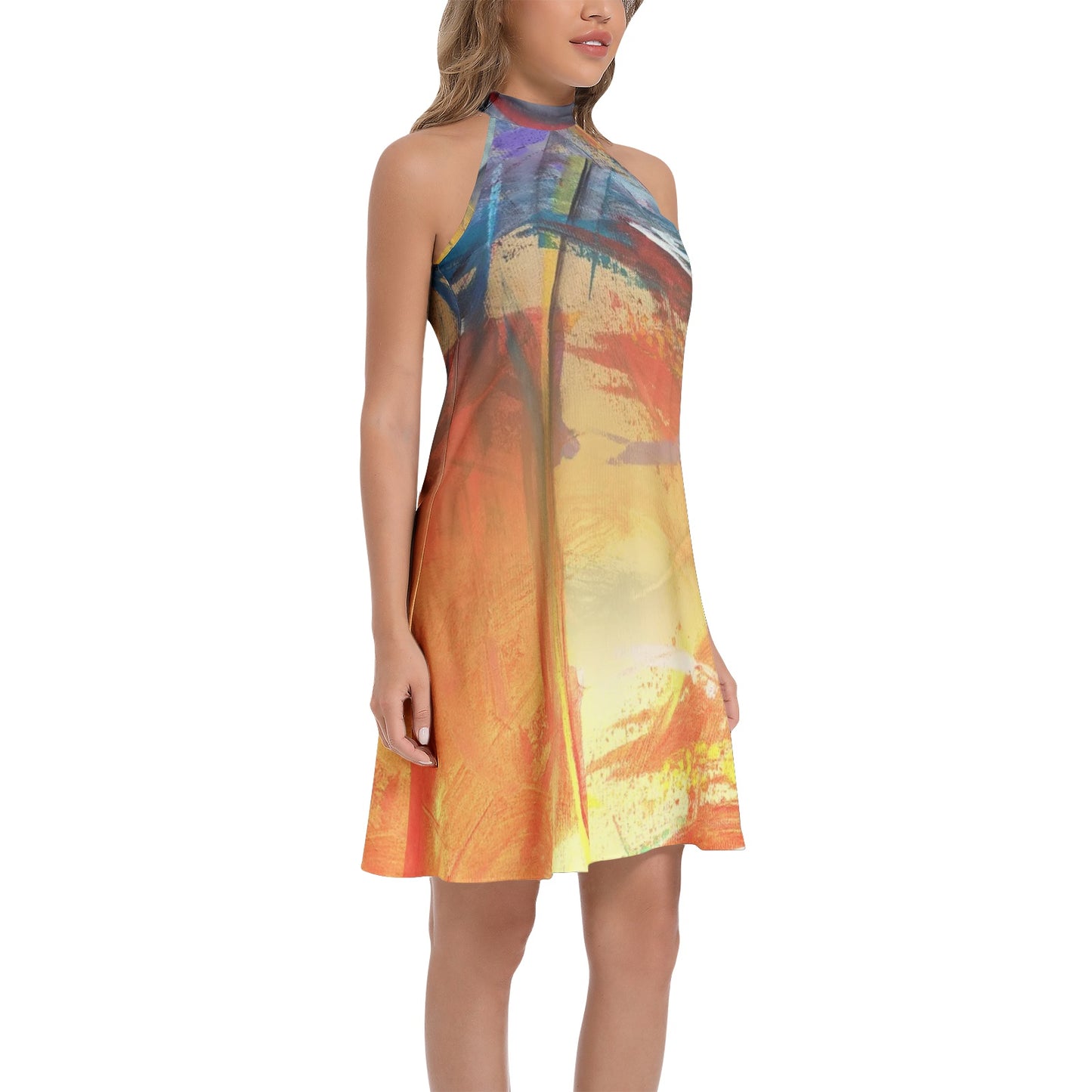 Robe chemise cravate "Laboukan"