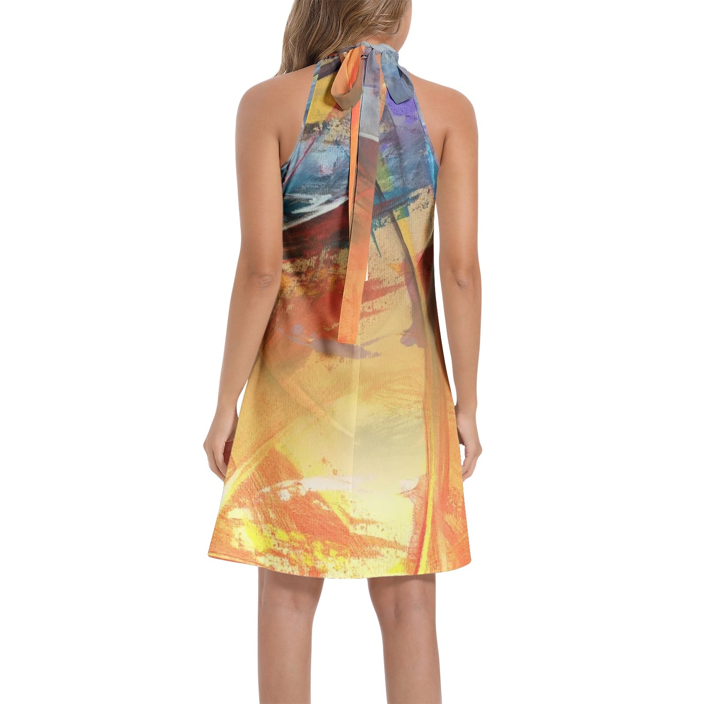 Robe chemise cravate "Laboukan"