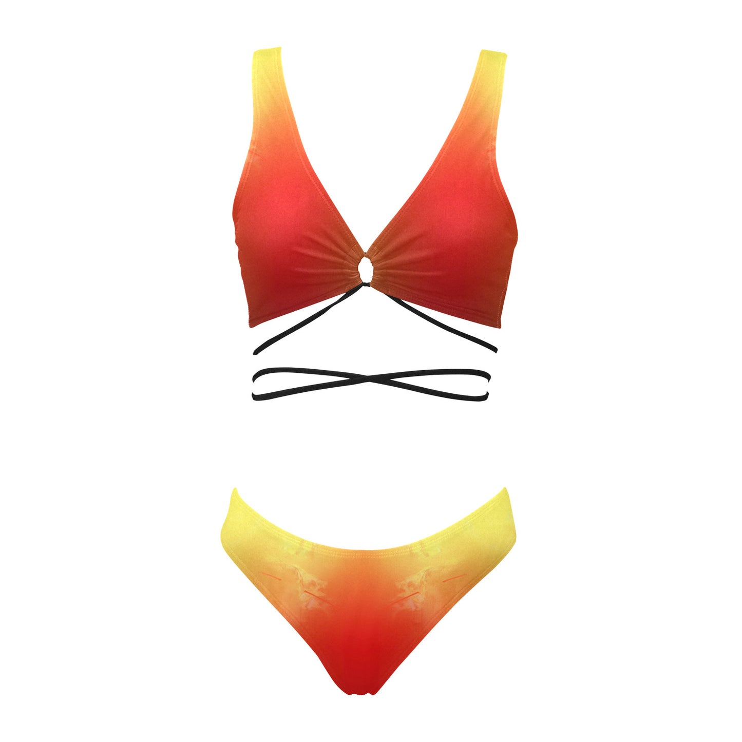 Maillot bikini lacet "Péyi-la"