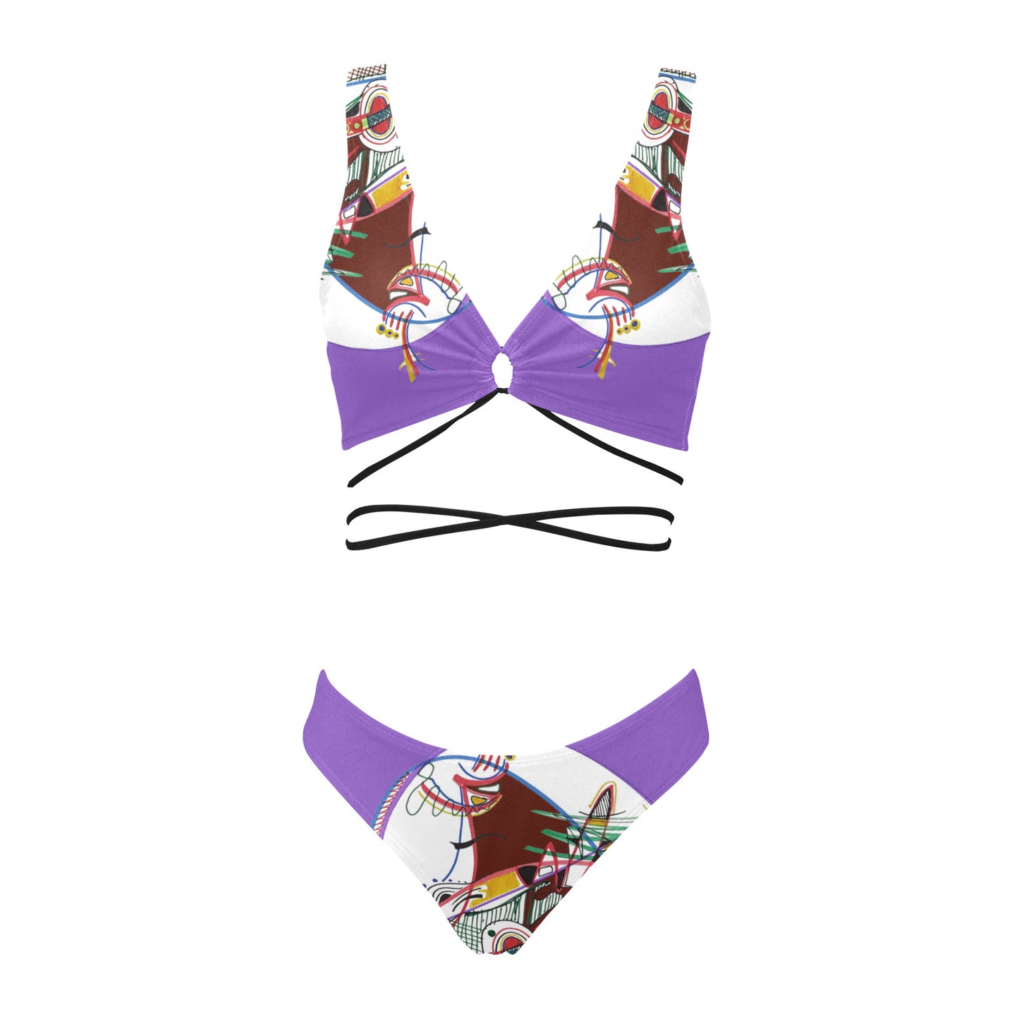 Maillot bikini lacet "Mayav"