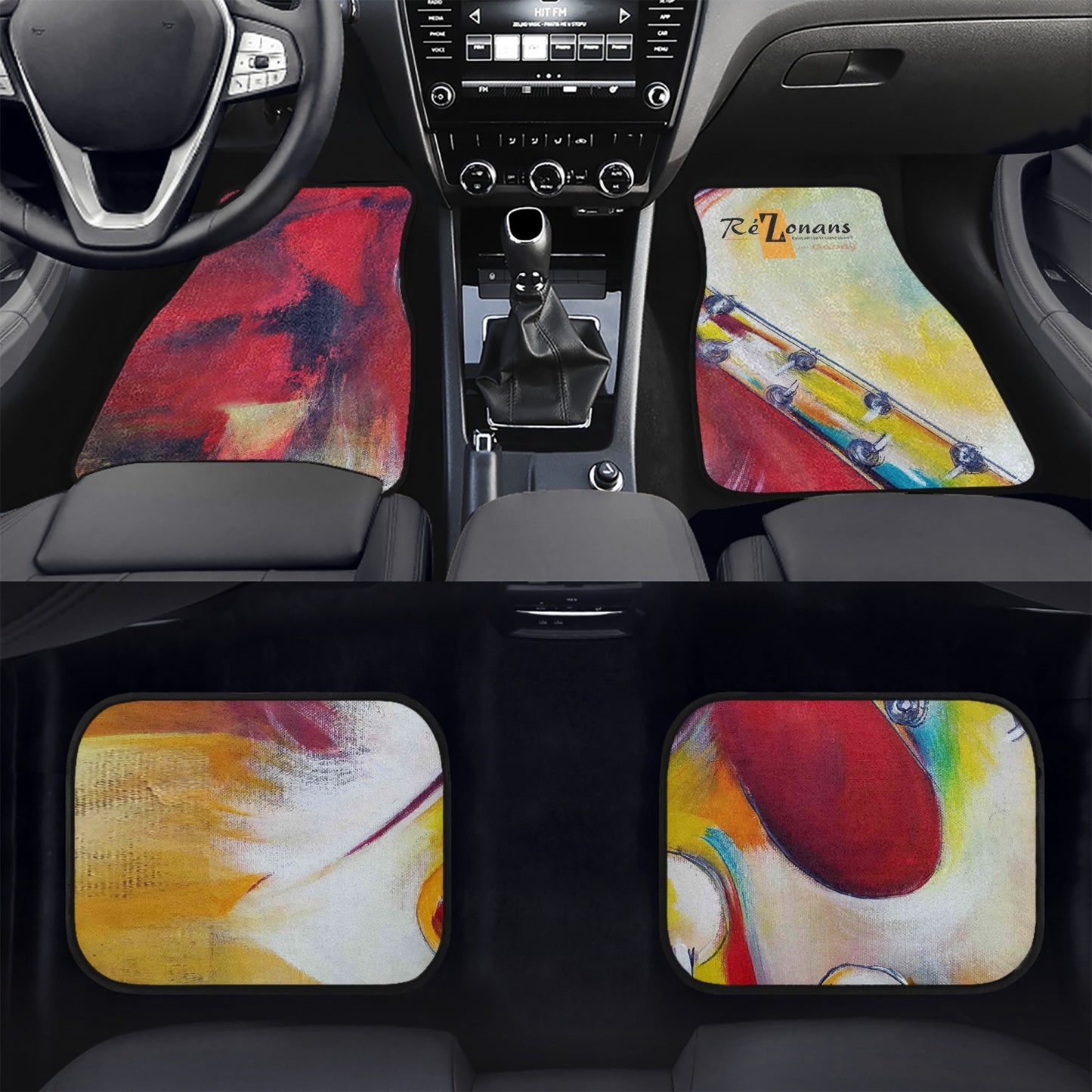 689. Car Floor Mats - 4Pcs