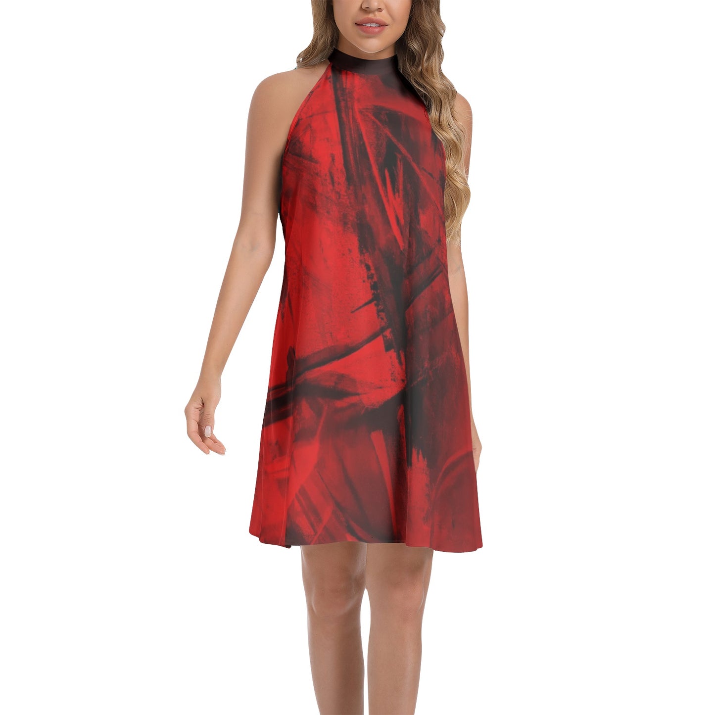 Robe chemise cravate "Redone"
