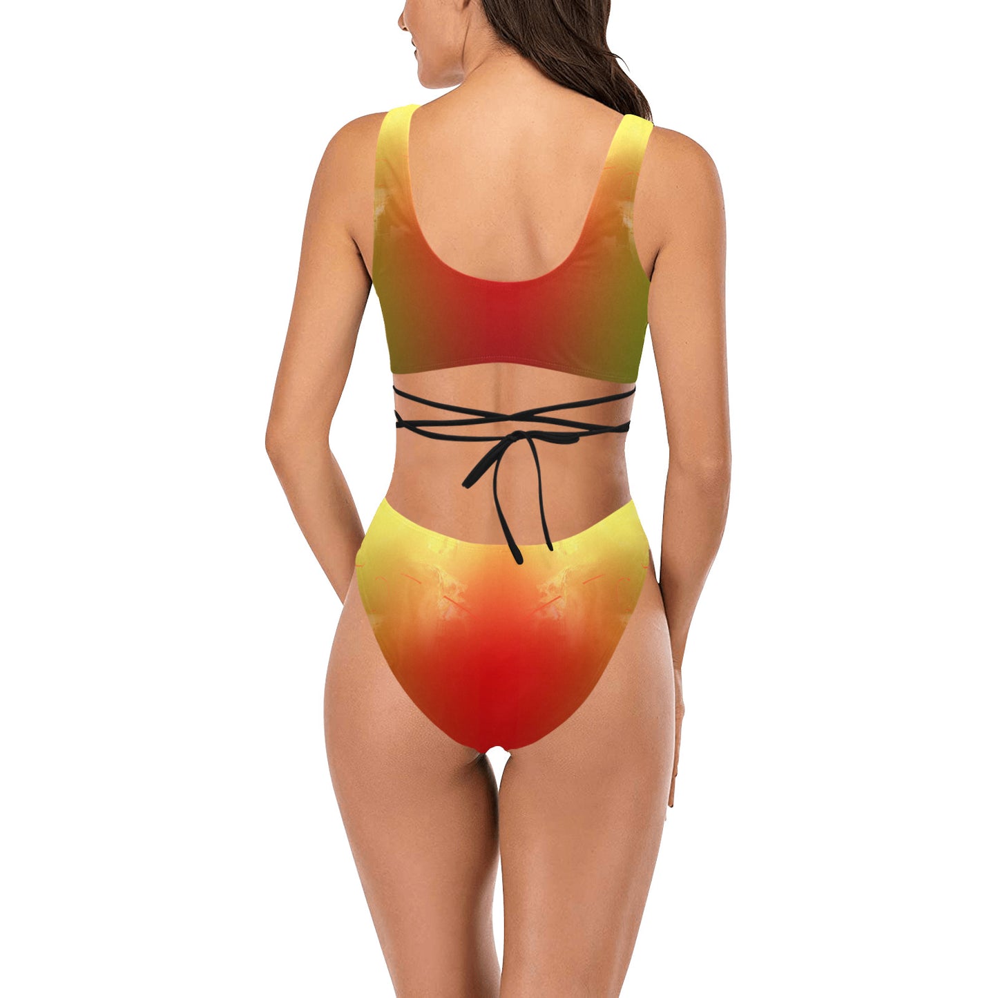 Maillot bikini lacet "Péyi-la"