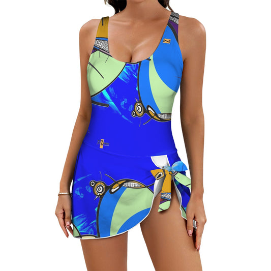Maillot jupe une pièce "Yòlblé"