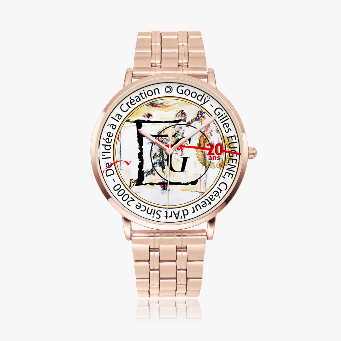 Montre acier ultra-mince "Collector"