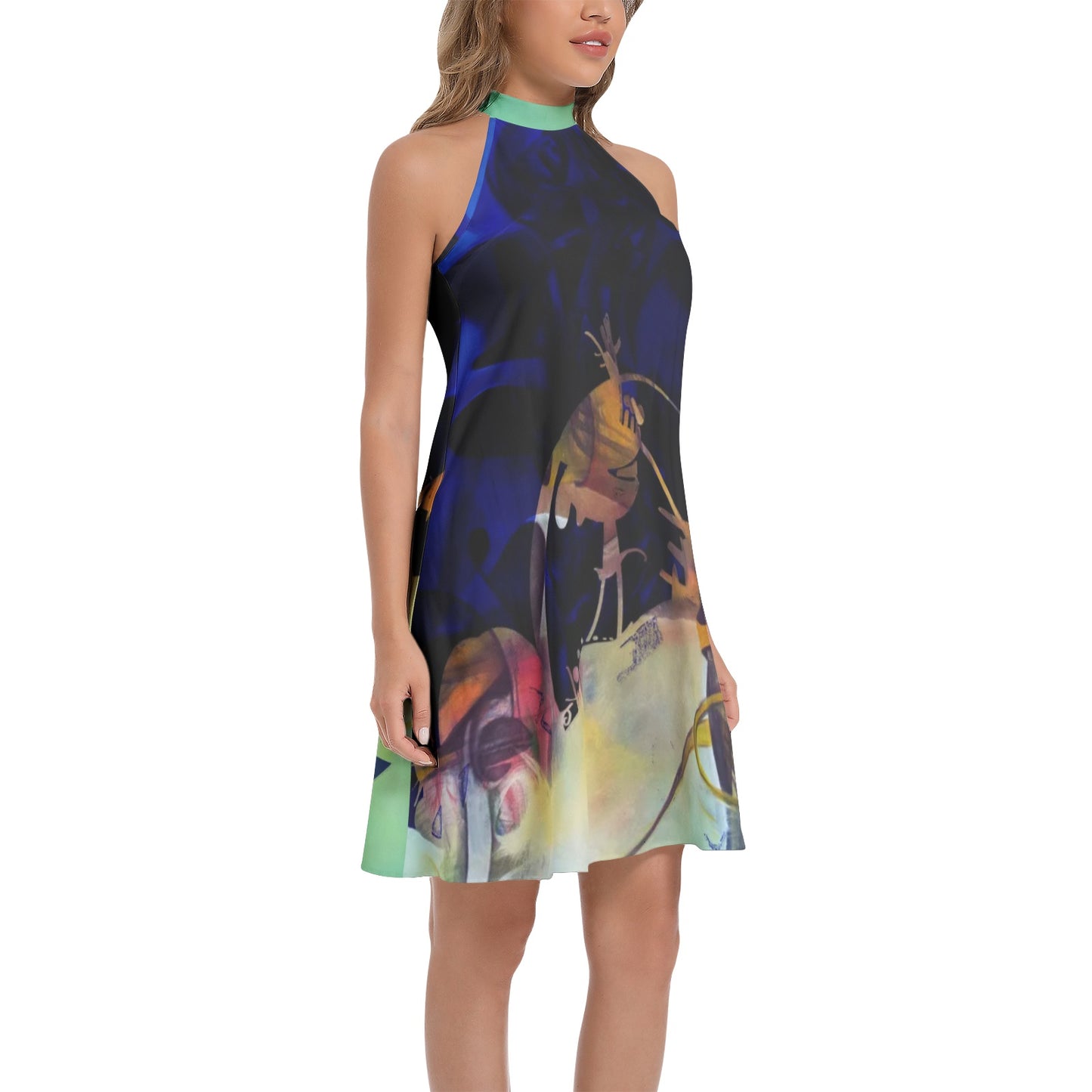 Robe chemise cravate "Dounuit"