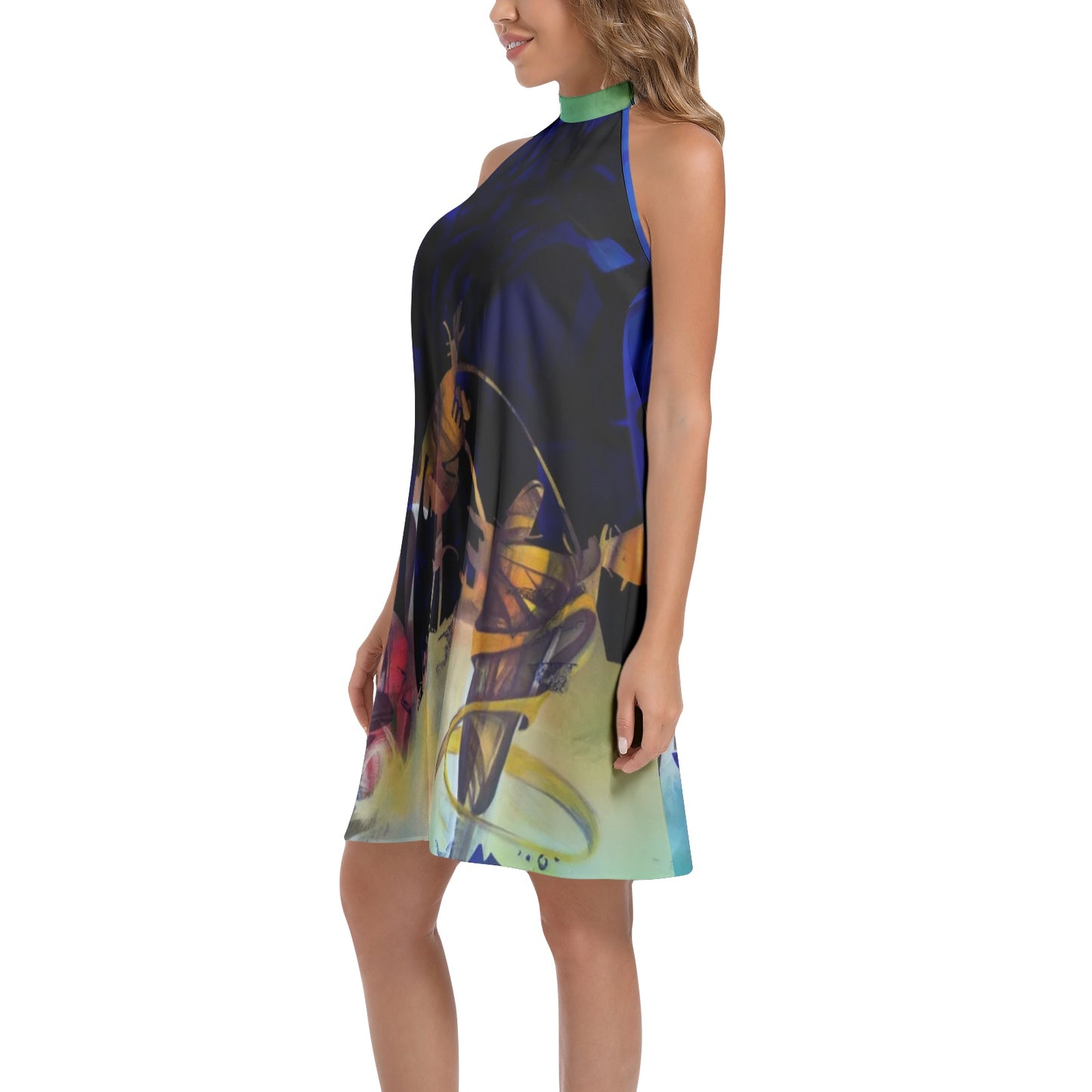 Robe chemise cravate "Dounuit"