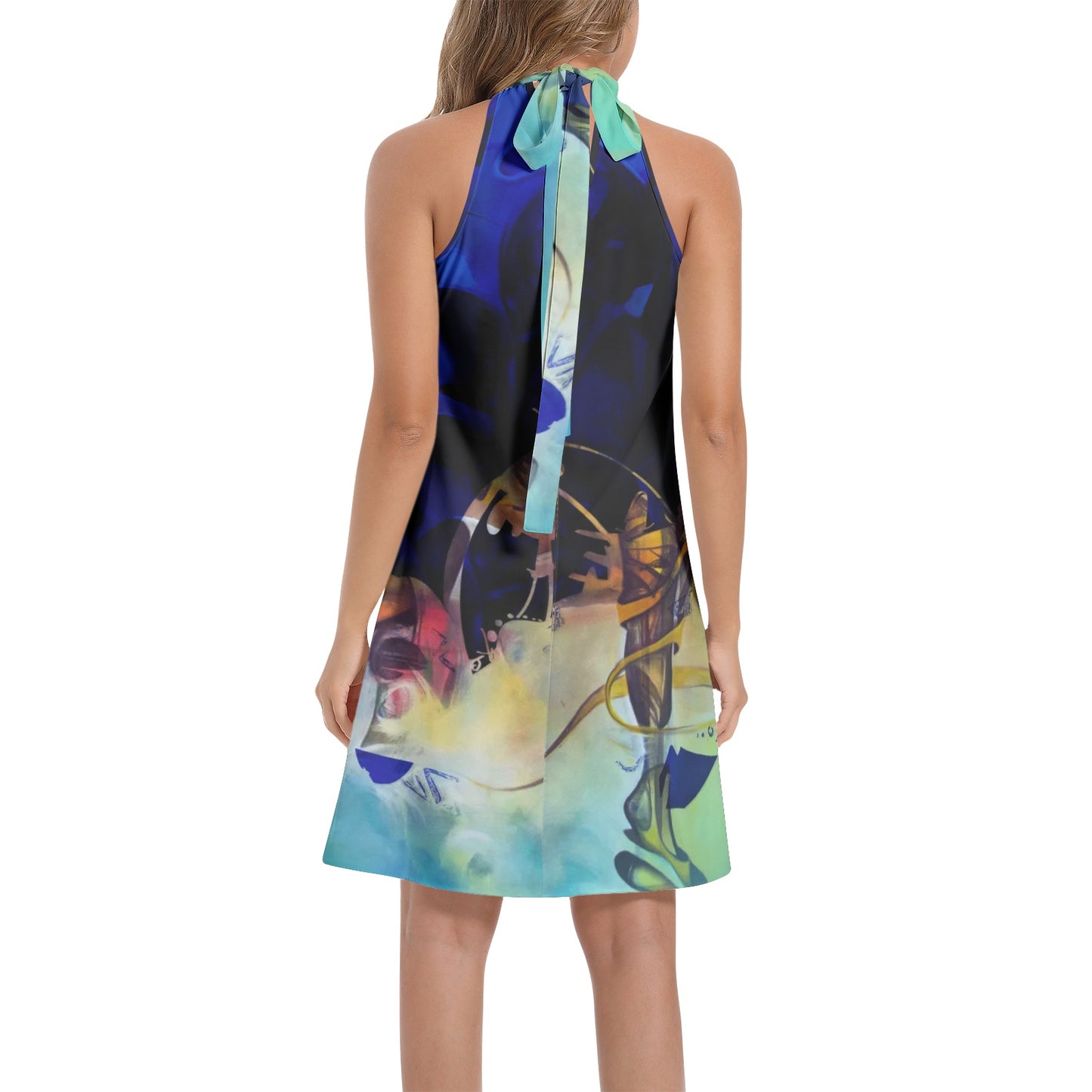 Robe chemise cravate "Dounuit"