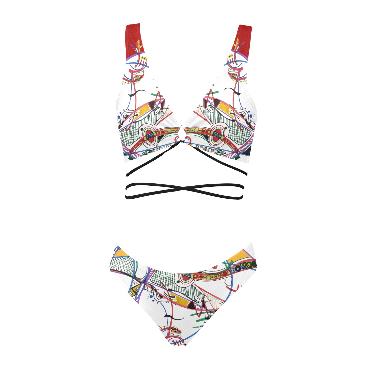 Maillot bikini lacet "Maya"