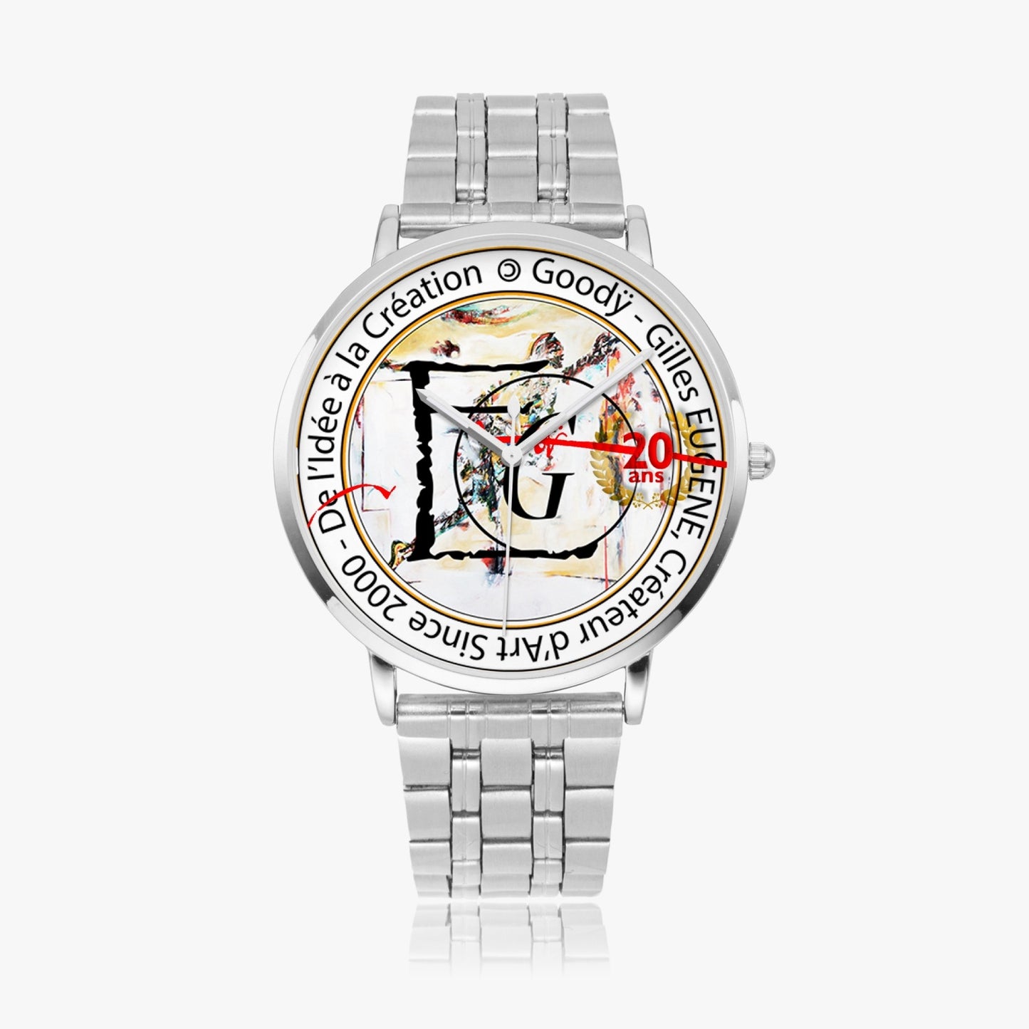 Montre acier ultra-mince "Collector"