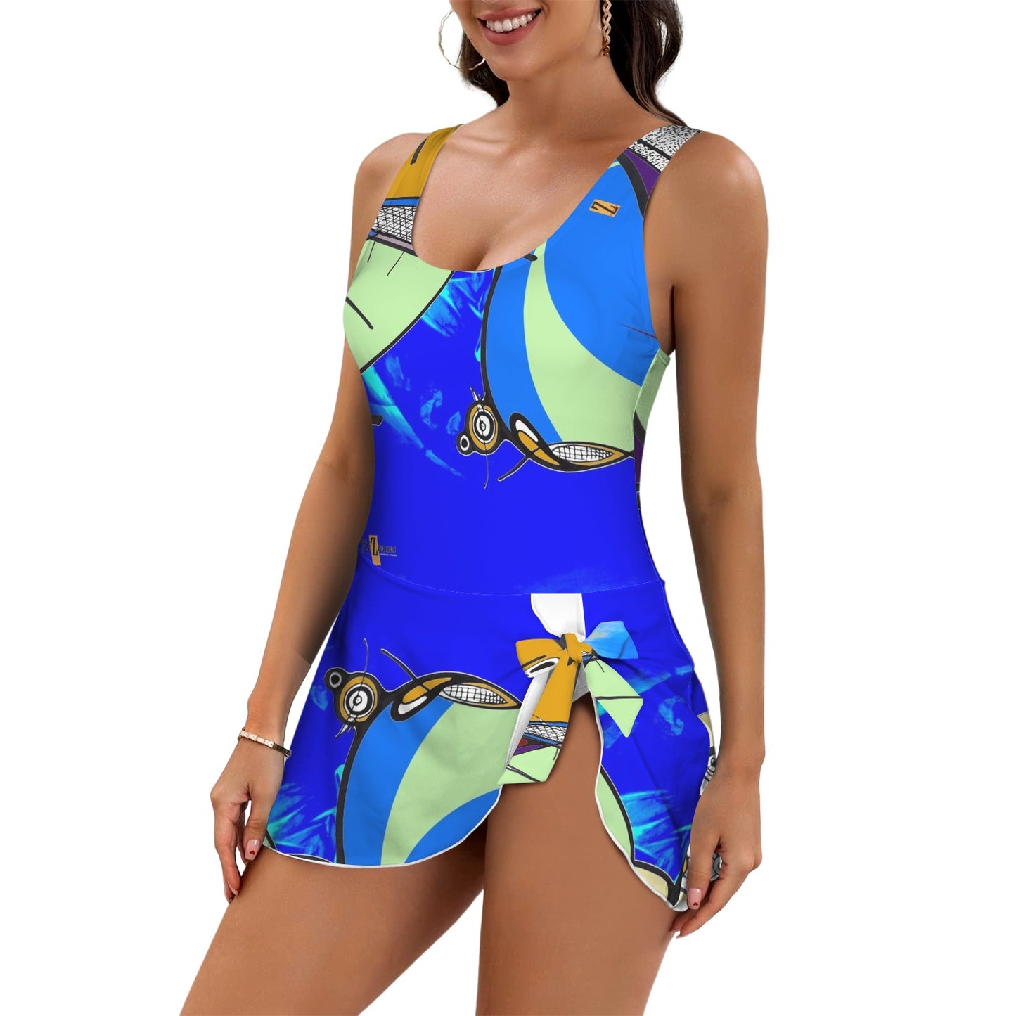 Maillot jupe une pièce "Yòlblé"