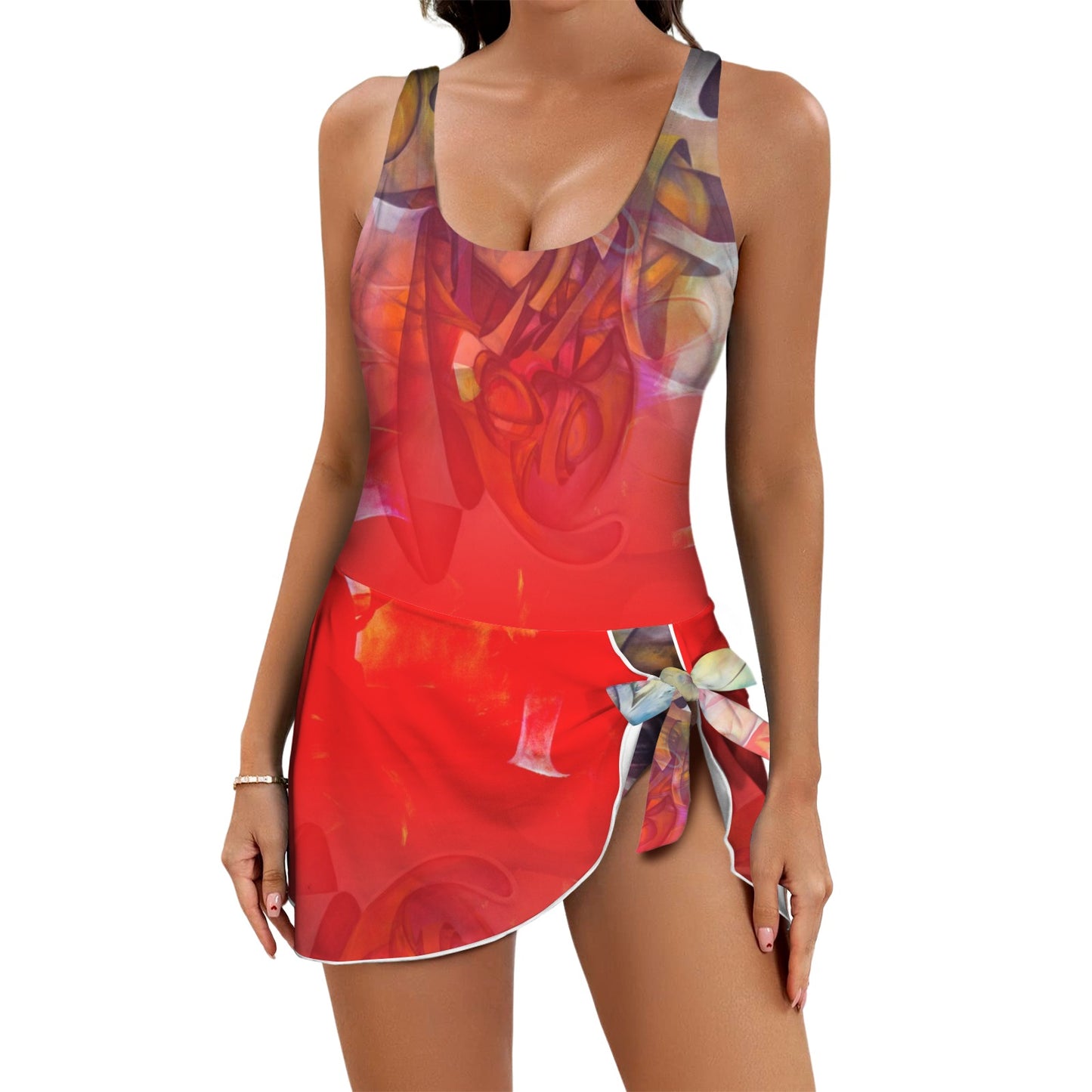 Maillot jupe une pièce "Douwouj"