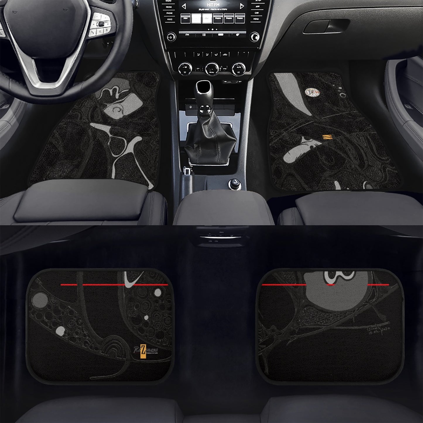689. Car Floor Mats - 4Pcs