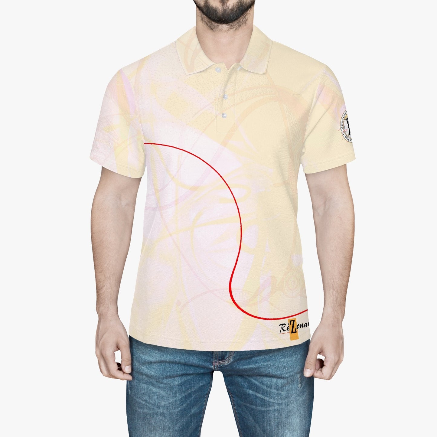 Polo all-over "Mixèdline"