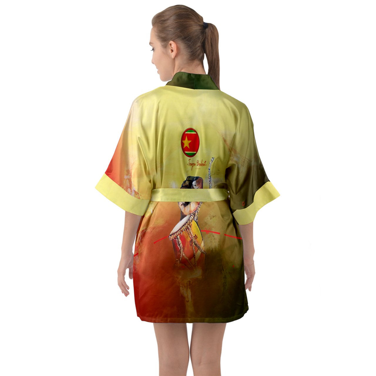 Kimono satin "Péyila"