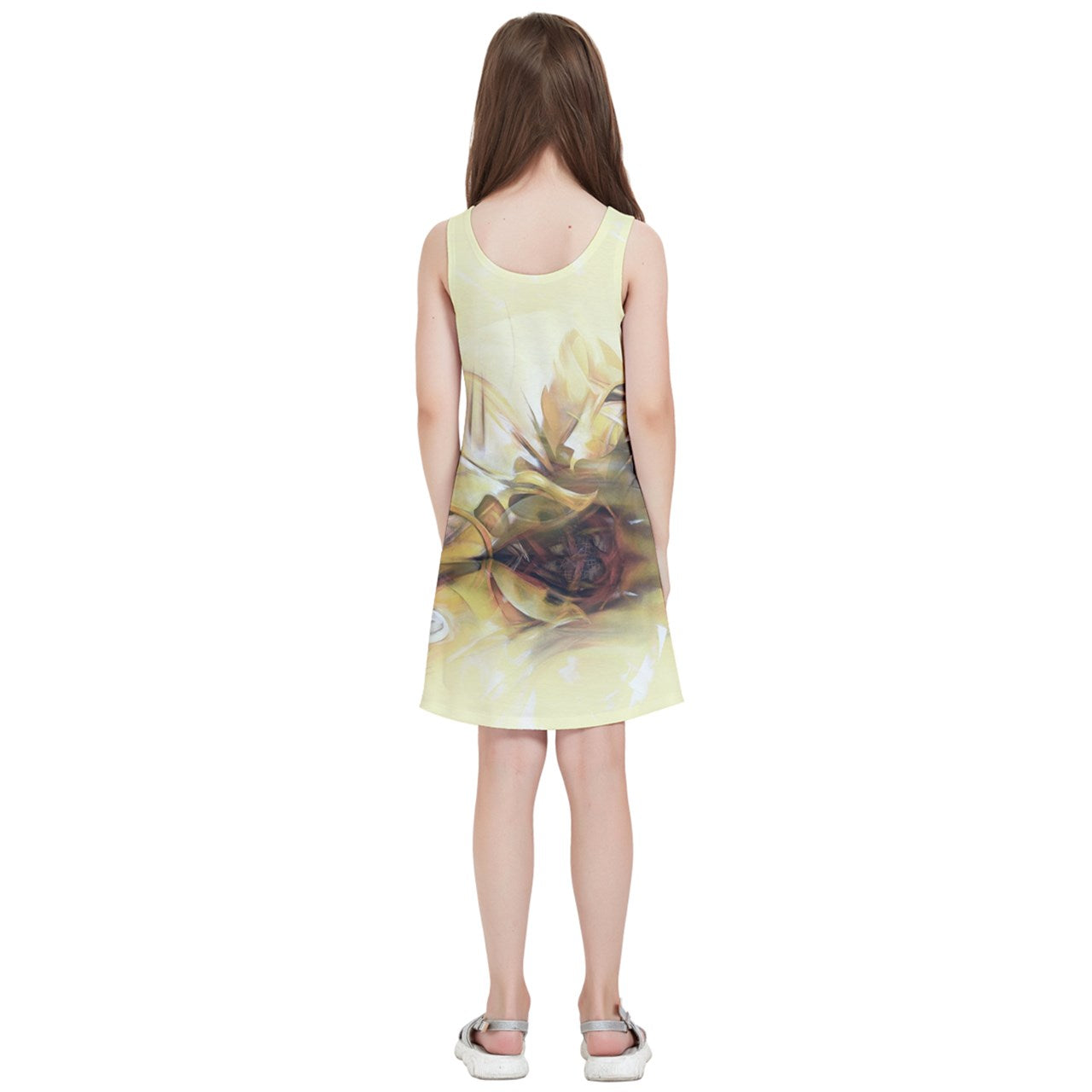 Light sleeveless dress "lèspwa"