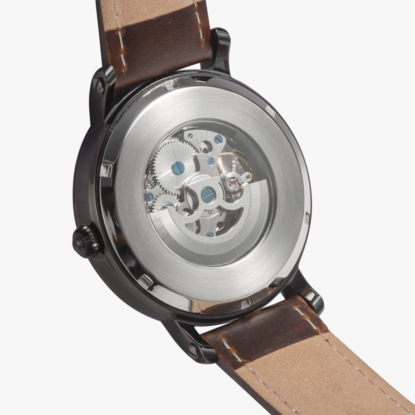 自动皮革手表“Kaomond”（带指示灯）
