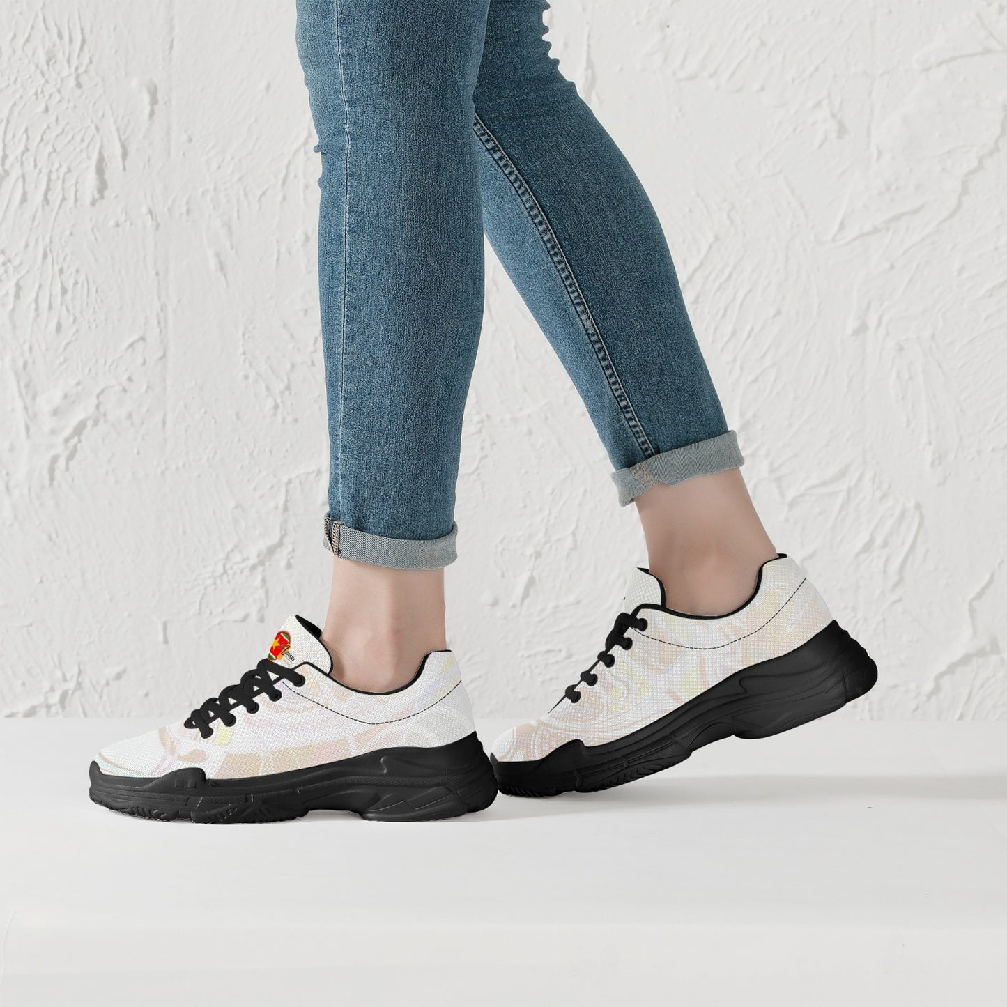 Unisex sneakers "Cream" (White / Black)