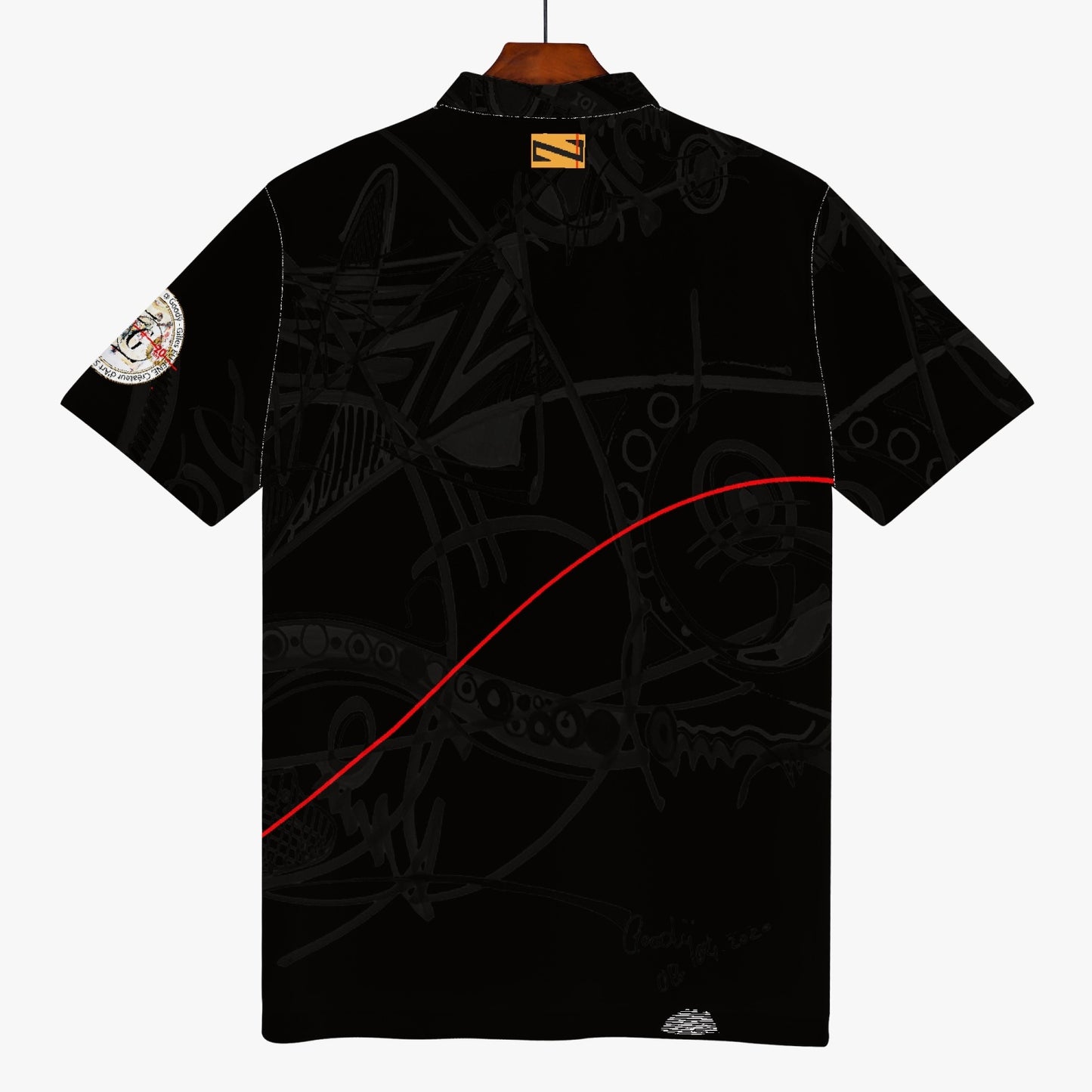 All-over polo shirt "Linearity"