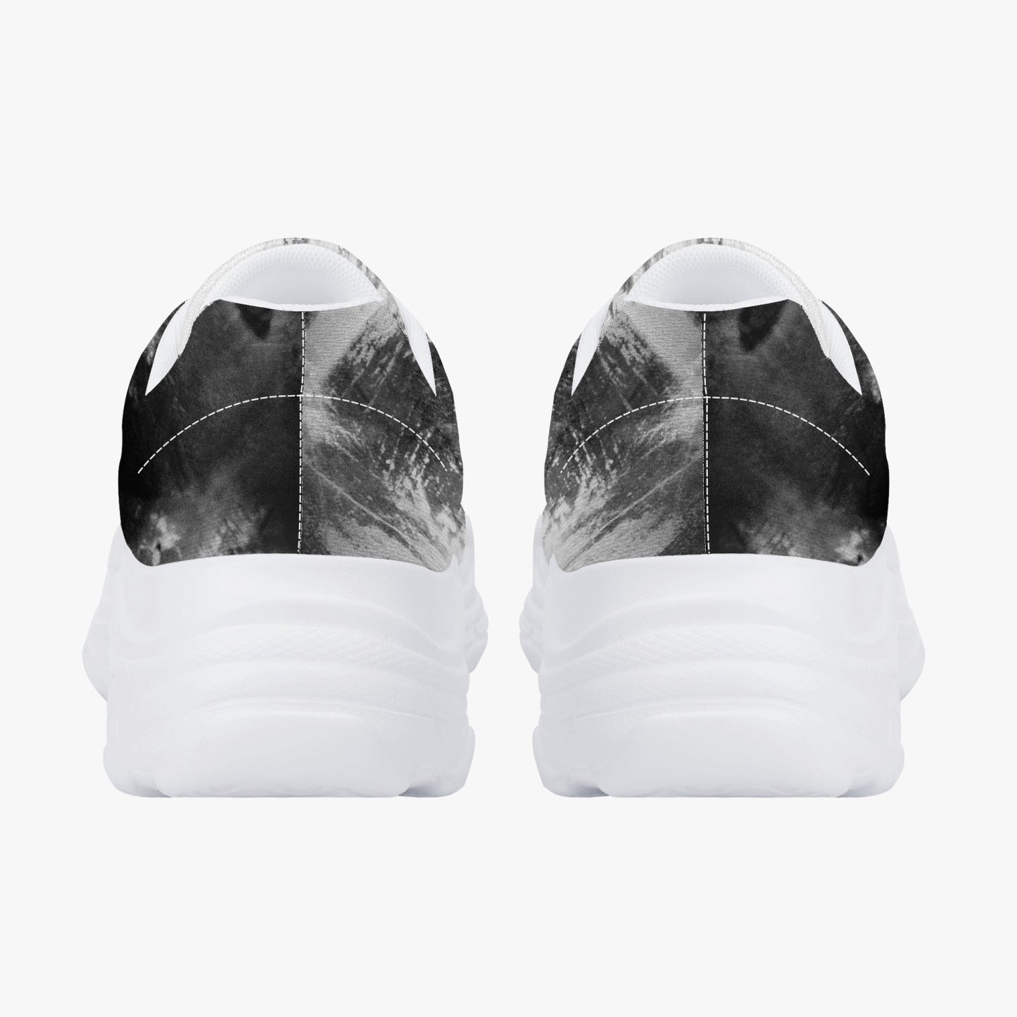 Zapatillas unisex "niebla" (blanco / negro)
