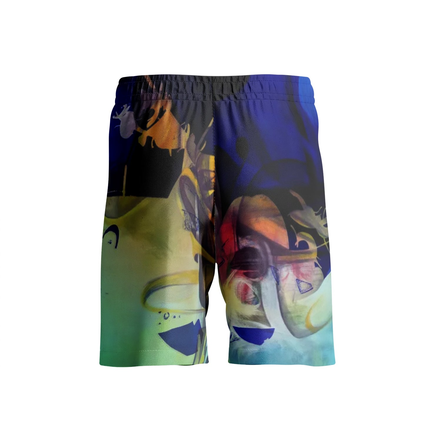 Shorts de playa de hombre con estampado integral
