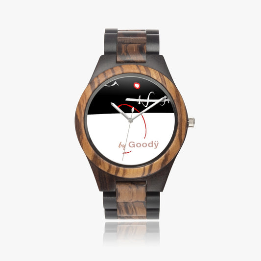 対照的な天然木材腕時計 "系統"