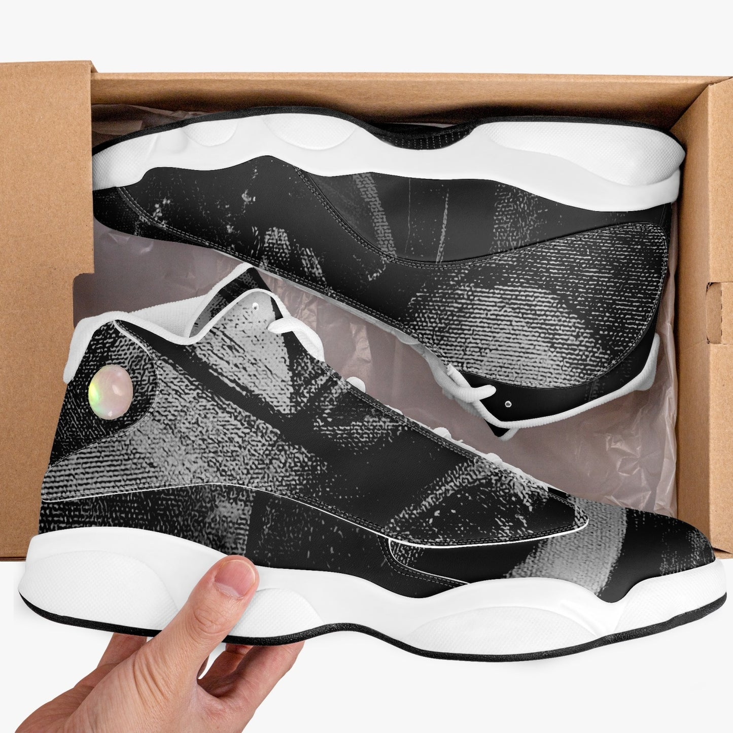 高端皮革篮球运动鞋“Wak'grey”“