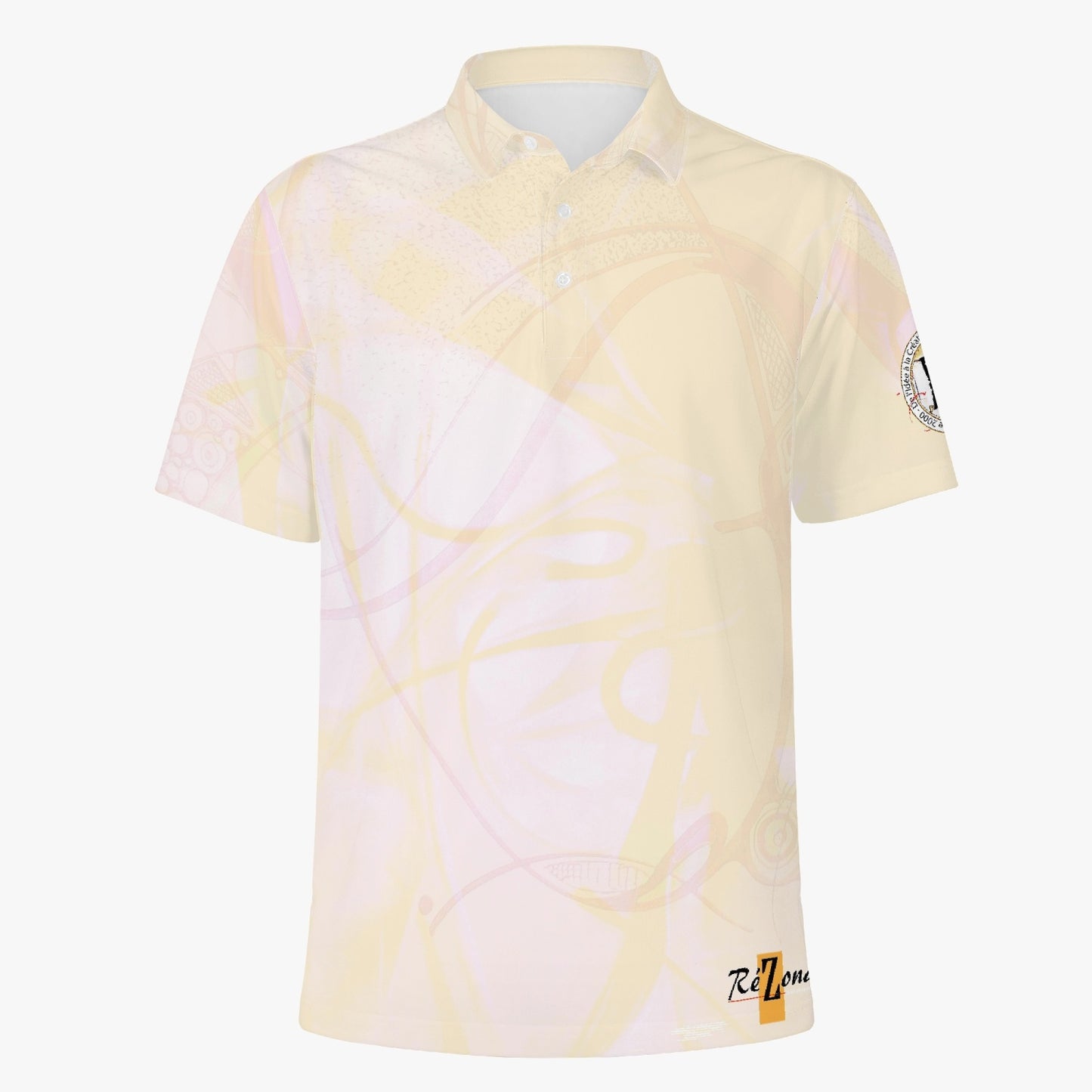 "Mixèd" all-over polo shirt