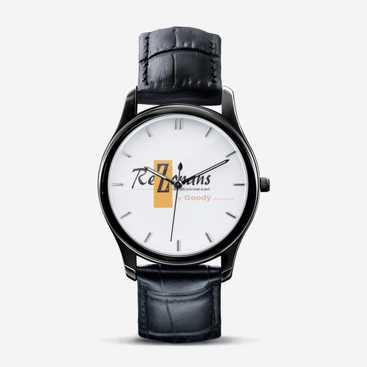 Leather watch "RéZonans" (with indicators)