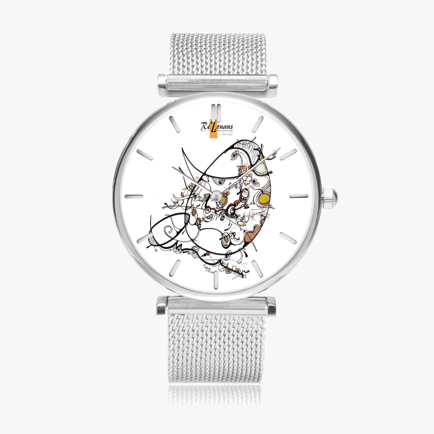 Ultra thin fashion quartz watch "Kaomonde" (with indicators)