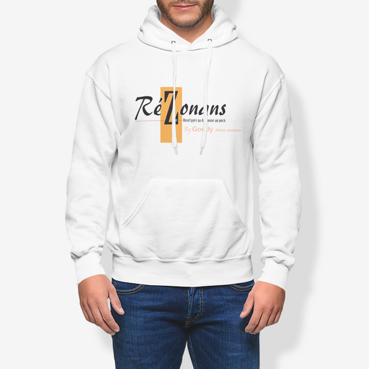 "R-space" sweater