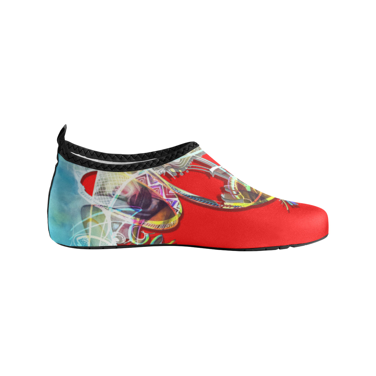 "Coral red" water shoes (women)