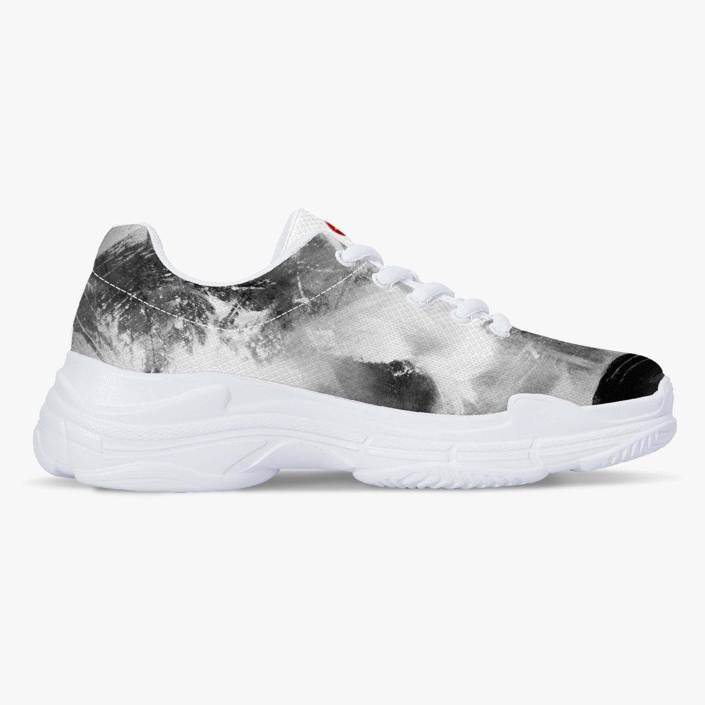 Unisex "Mist" sneakers (White / Black)