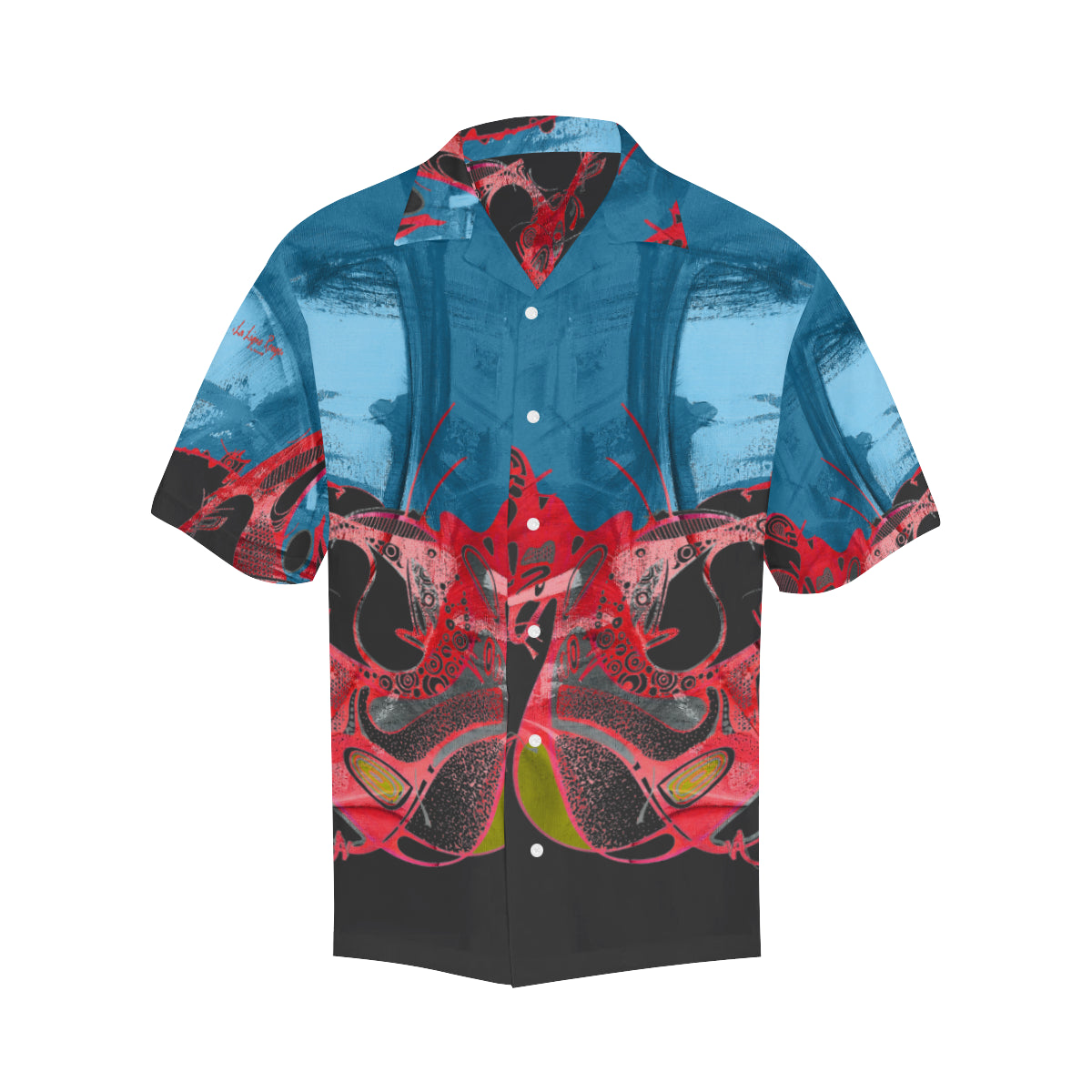 Camicia hawaiana "Sursoiblack"