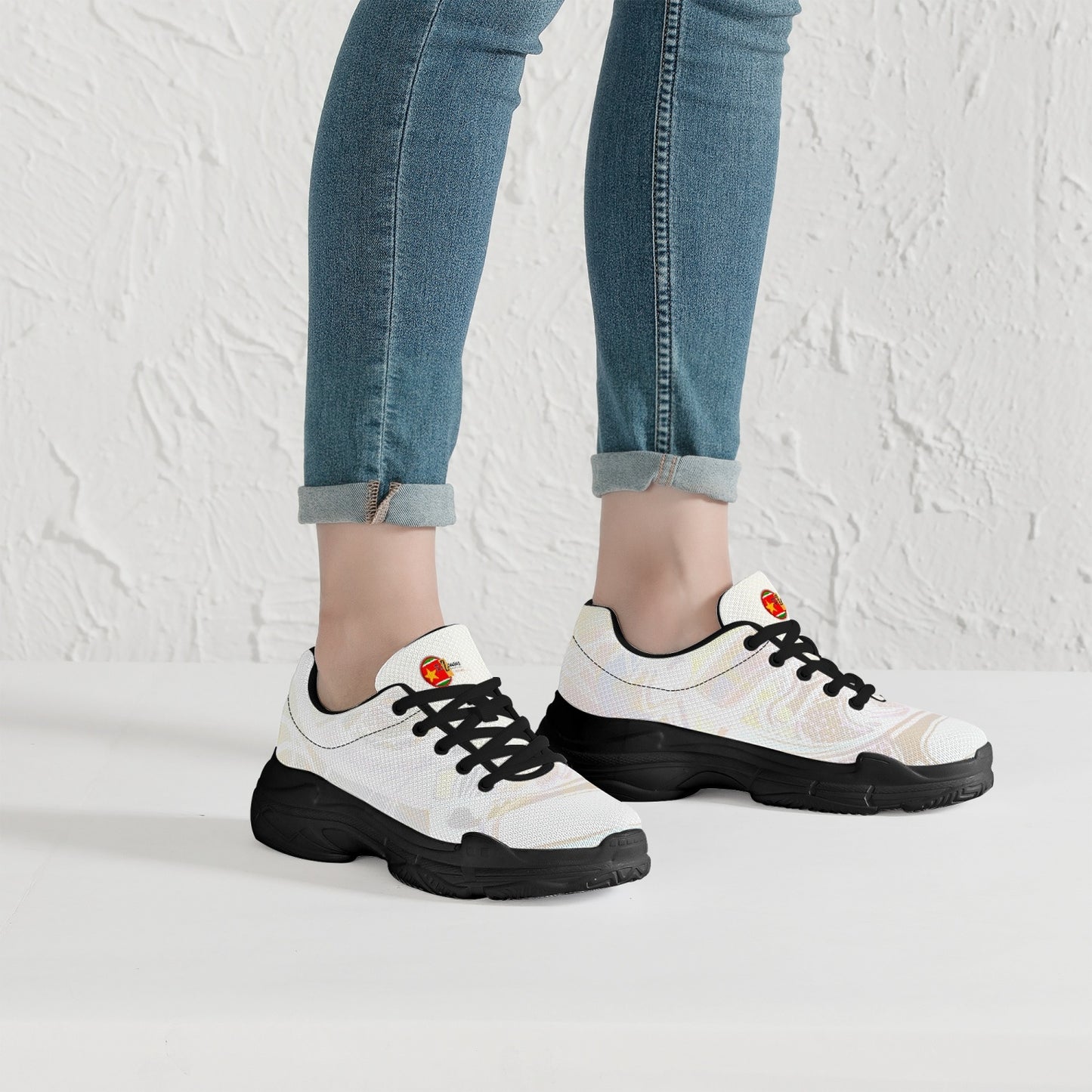 Unisex sneakers "Cream" (White / Black)