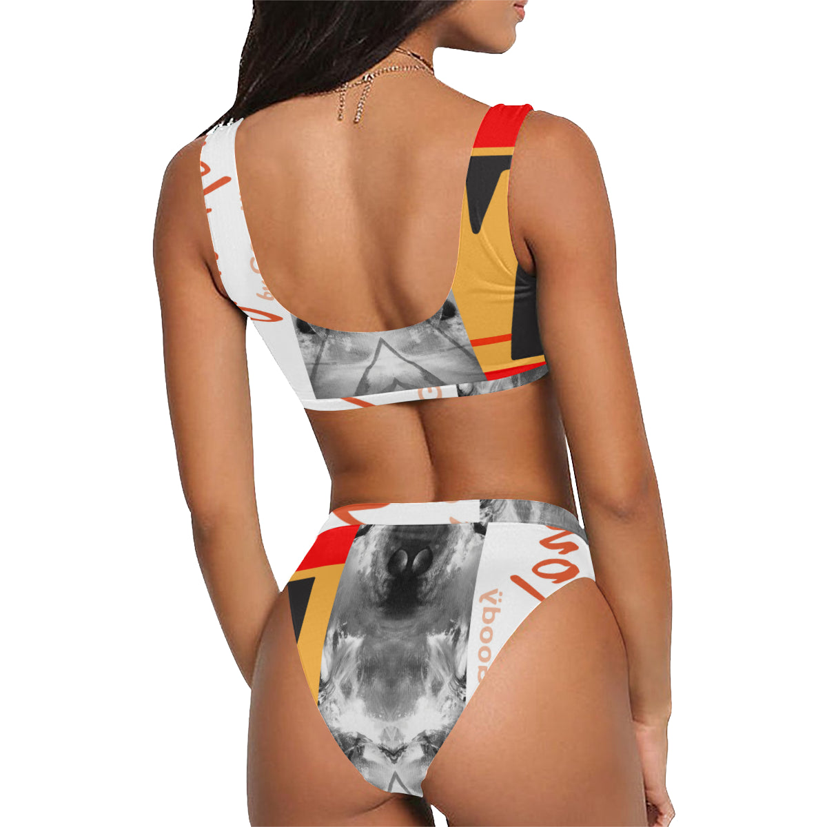 Sport Bikini - hohe Taille "Zonans"