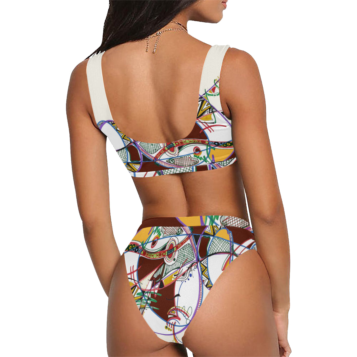 Bikini deportivo - cintura alta "maya"
