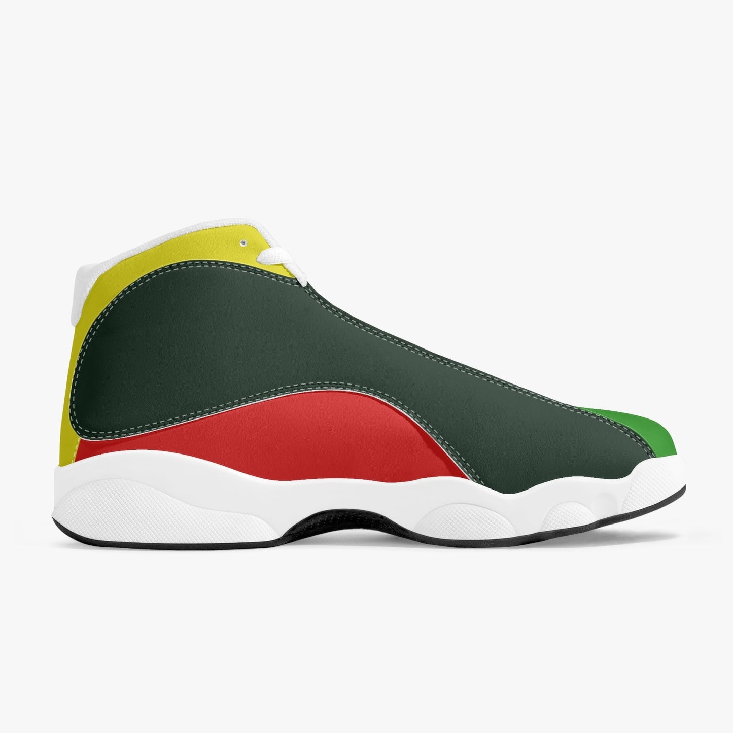 "Péyila" high-end leather basketball sneakers
