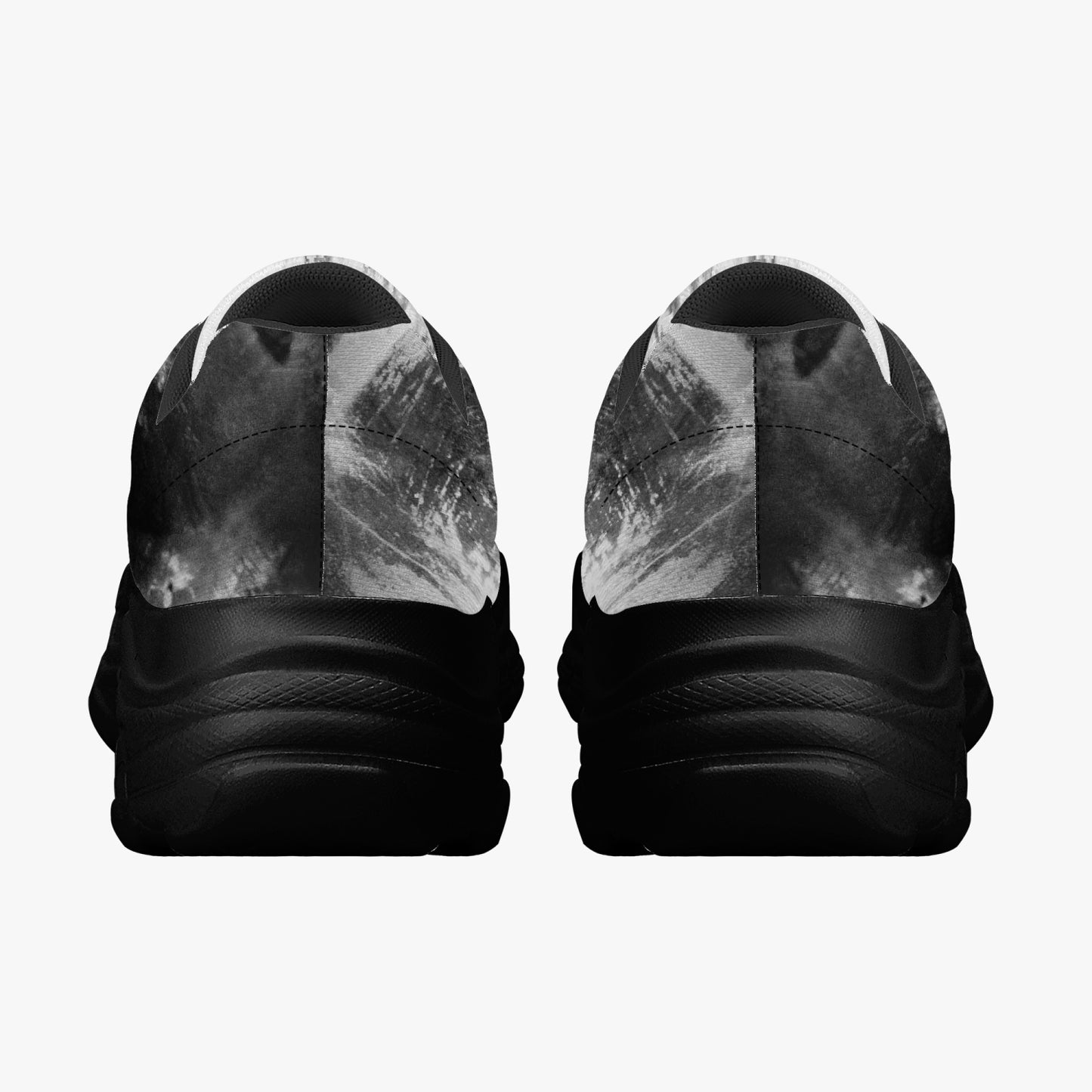 Zapatillas unisex "niebla" (blanco / negro)
